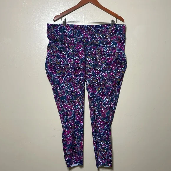 Lululemon Base Pace HR Run Tights 25" Size 20 Floral Electric Multi - Picture 6 of 8